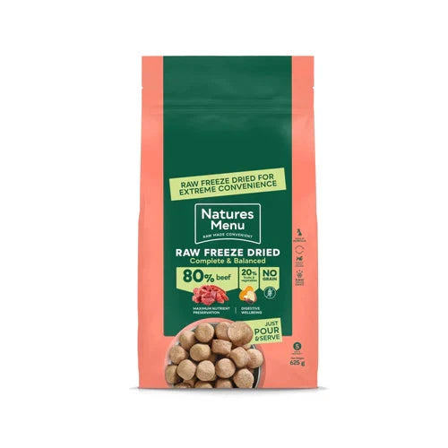 Natures Menu Freeze Dried Beef 625g Natures Menu