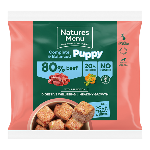 Natures Menu Country Hunter Puppy Nuggets Beef 1kg Natures Menu