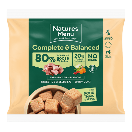 Natures Menu Country Hunter Turkey/Goose Nuggets Raw Dog Food Natures Menu