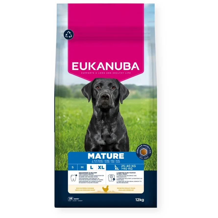 Eukanuba Mature Large Breed 12kg Chicken Dry Dog Food Eukanuba