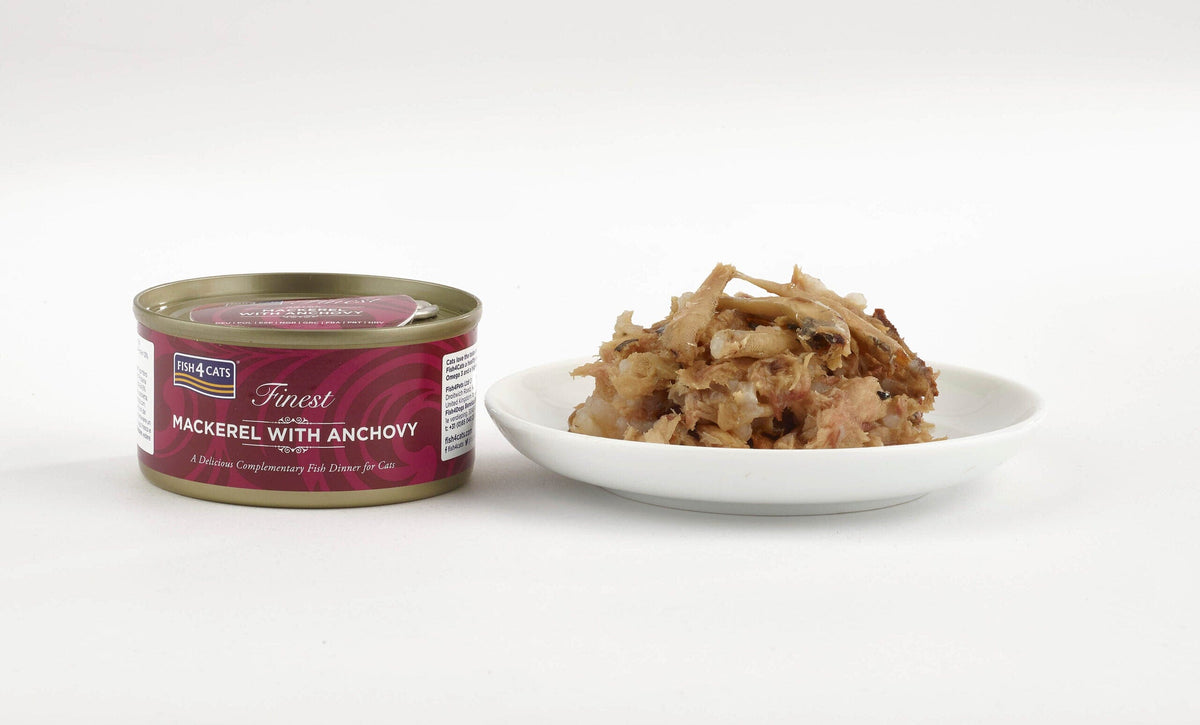Fish4Cats Finest Mackerel with Anchovy Wet Cat Food 70g Wet Cat Food Fish4Cats
