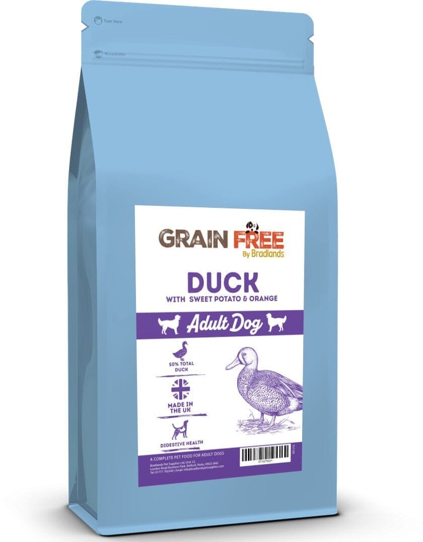 Bradlands Grain Free Adult Duck 6kg Dry Dog Food Bradlands