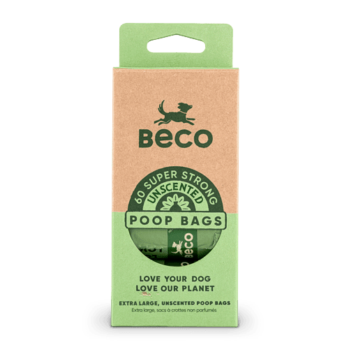 Beco Large Poop Bags - Unscented (x60) Travel (4x15) Beco