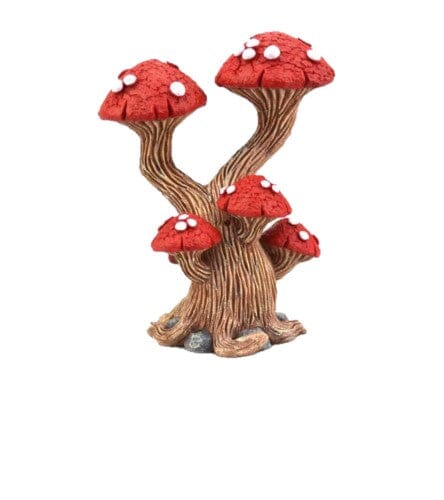 Aqua One Enchanted Red Mushroom Tree Ornament Aqua One