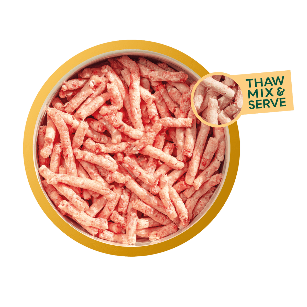 Natures Menu Chicken Raw Dog Food Freeflow Mince 2kg Raw Dog Food Natures Menu