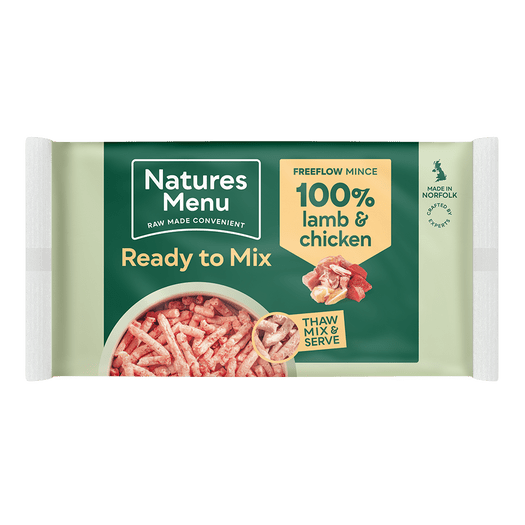 Natures Menu Freeflow Lamb/Chicken Mince 2kg Raw Dog Food Natures Menu