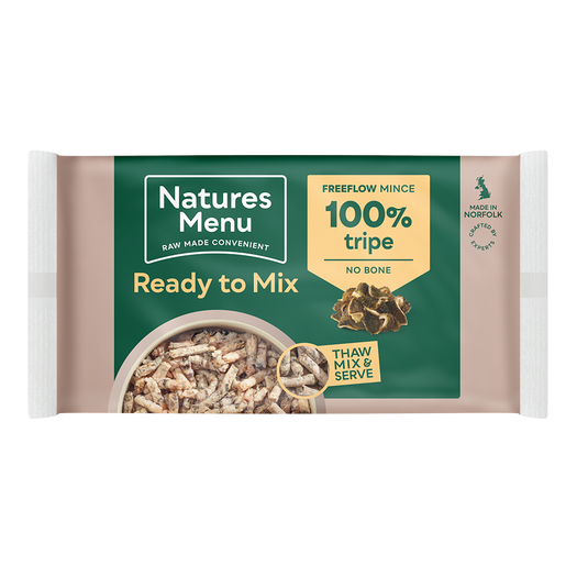 Natures Menu Freeflow Tripe Mince 2kg Raw Dog Food Natures Menu