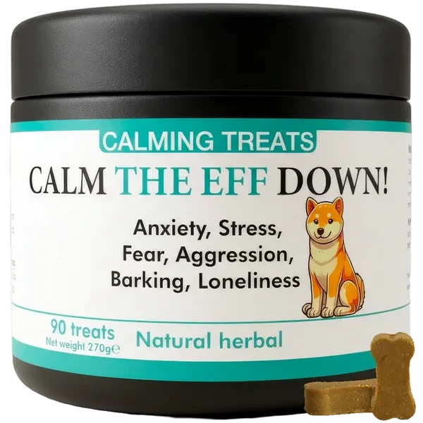 Calm The Eff Down Calming Dog Treat 90pk Pets Calm Down
