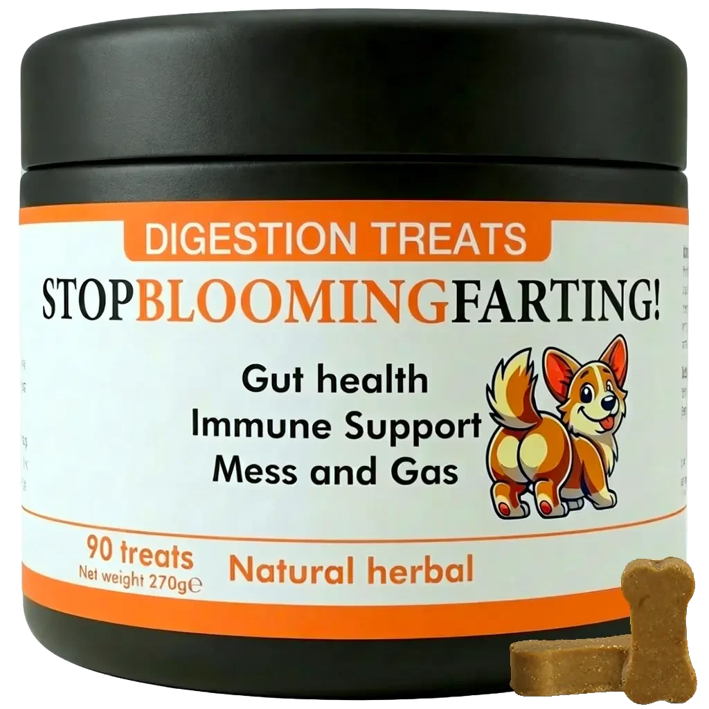 Stop Blooming Farting Treats Chicken Flavour 90 Tablets Pets Calm Down