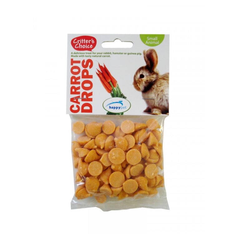 Critters Choice Carrot Drops 75g Small Animal Treats Critter’s Choice