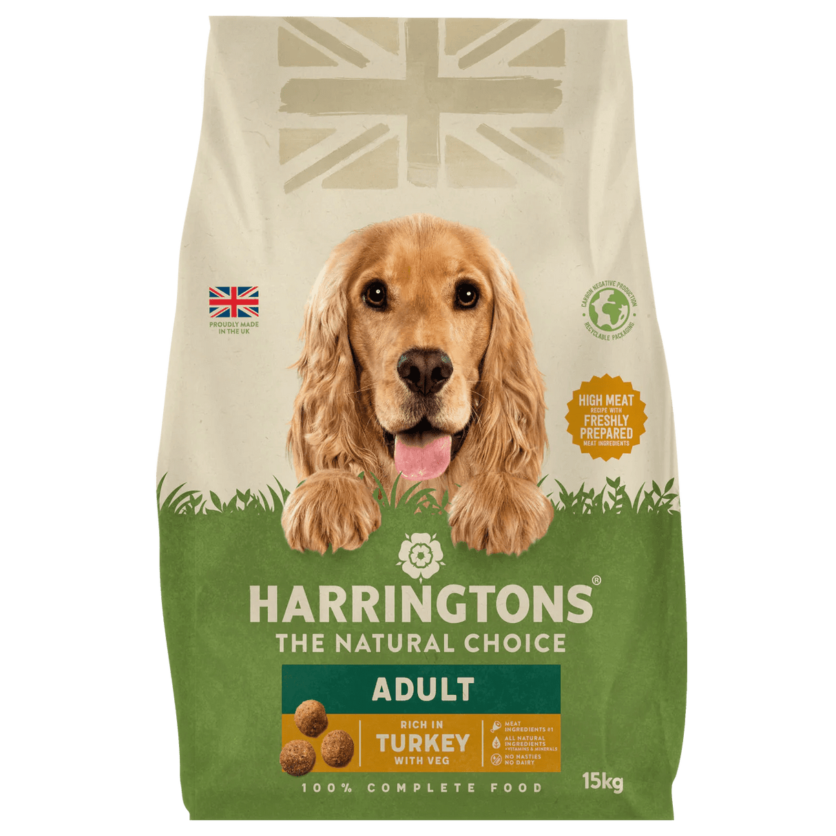 Harringtons Working Turkey 15kg - Damaged Bag Harringtons