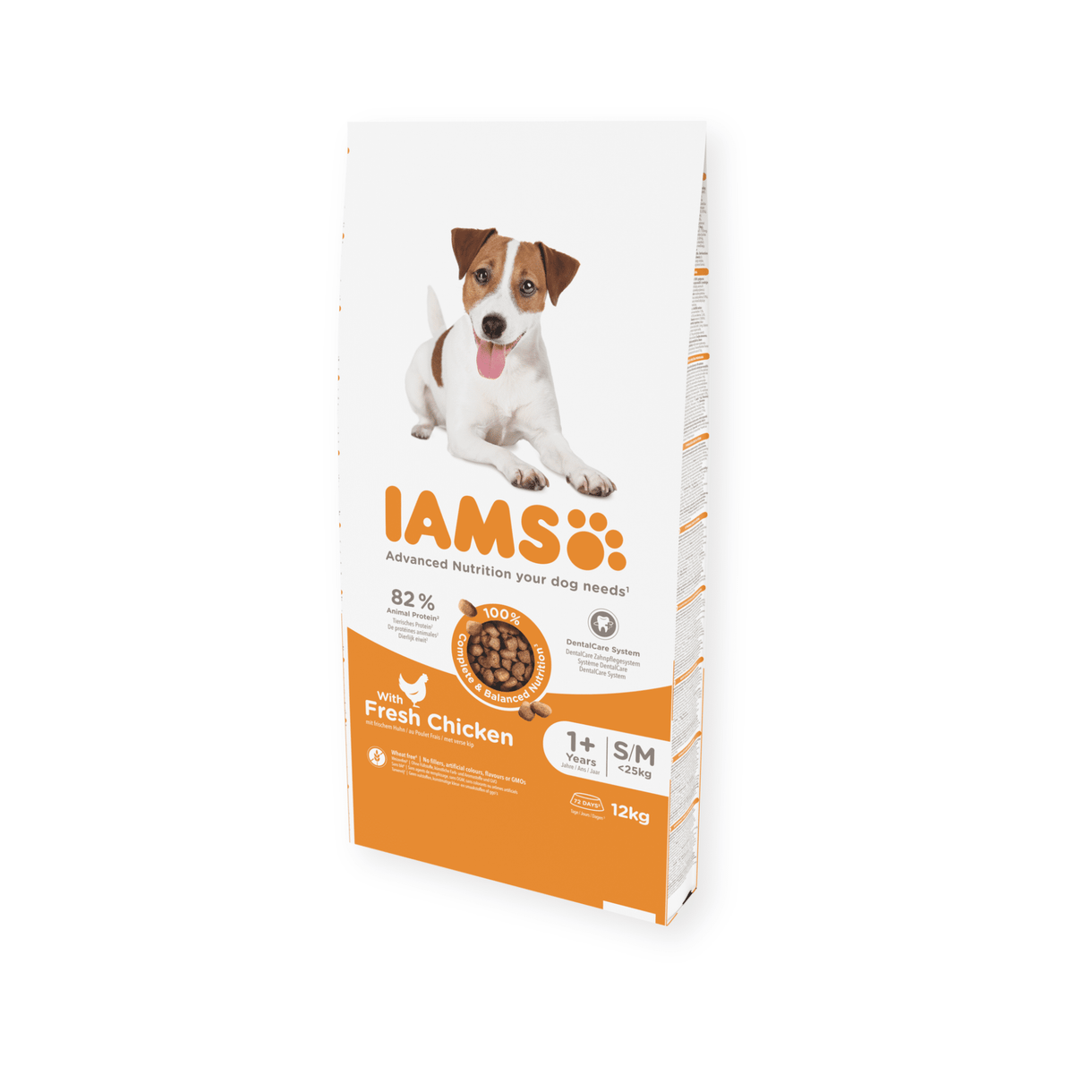 IAMS Adult Small & Medium Breed Chicken Dry Dog Food 12kg Dry Dog Food Iams
