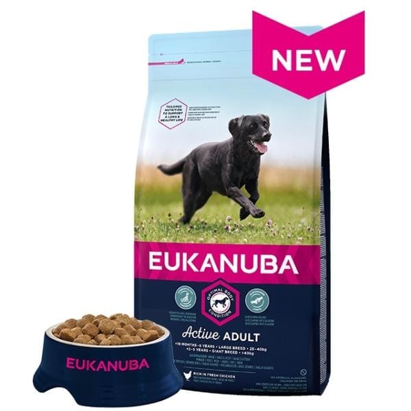 Eukanuba Active Adult Medium Breed 12kg - DAMAGED BAG Eukanuba 