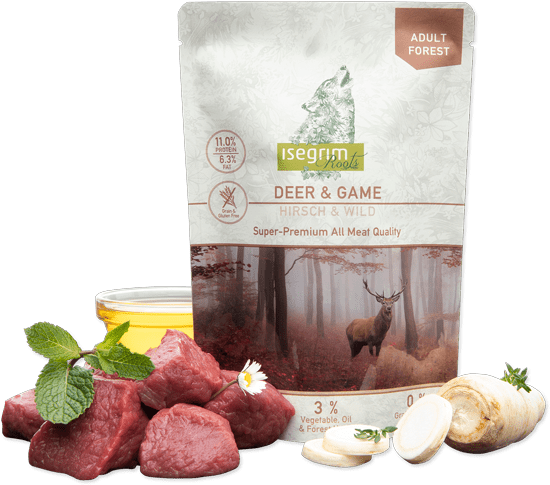 Isegrim Deer & Game Wet Dog Food 410g Wet Dog Food Isegrim