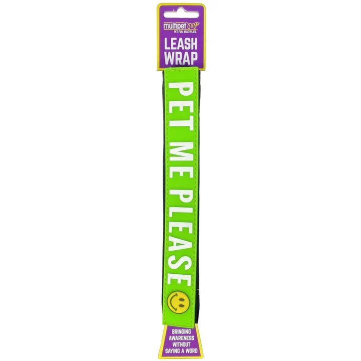 `Pet Me Please` Leash Wrap Happy Pet