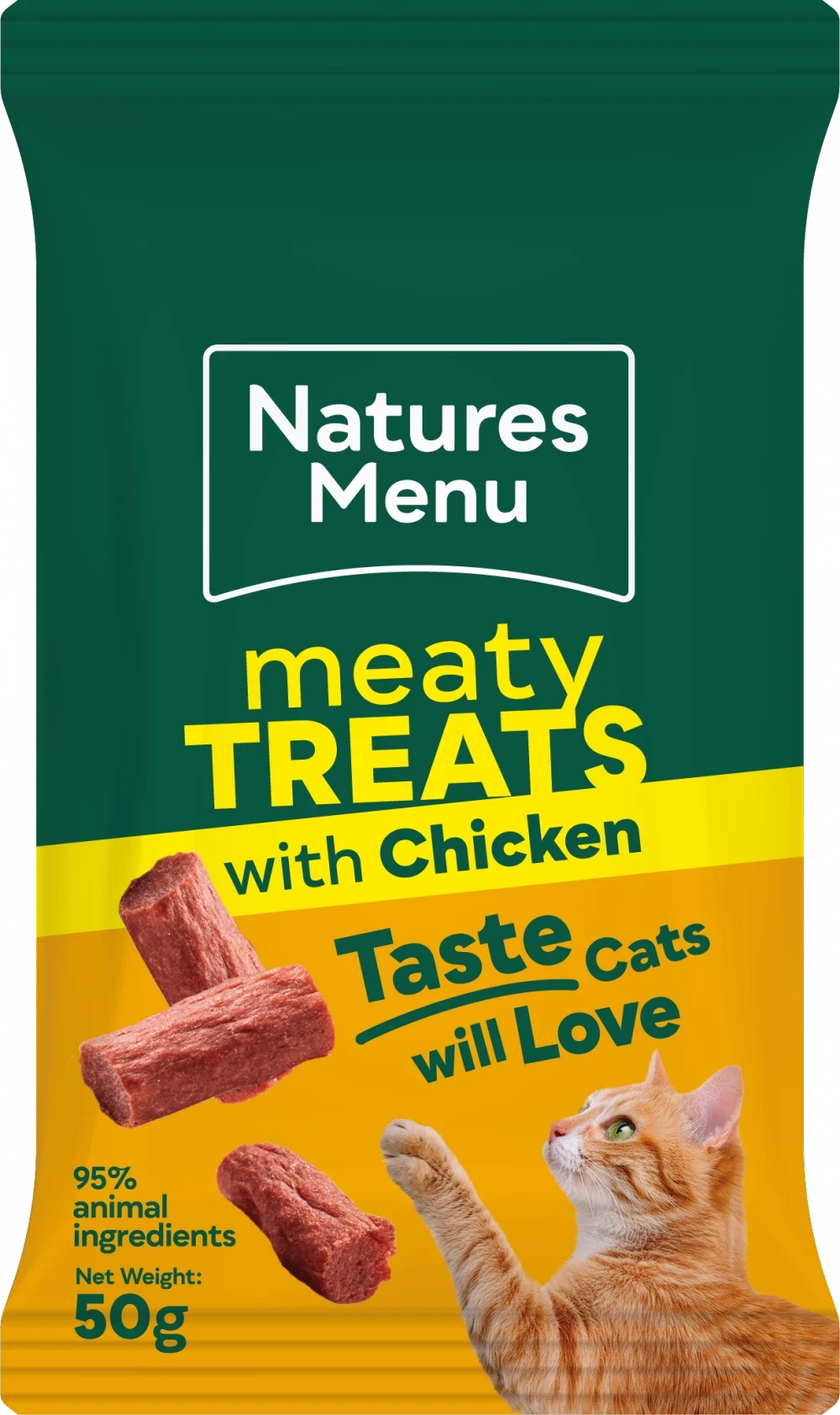 Natures Menu Meaty Cat Treats Chicken 50g Natures Menu
