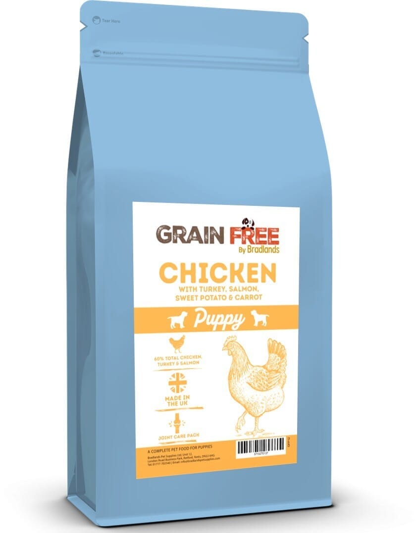 Bradlands Grain Free Puppy Chicken 2kg Dry Dog Food Bradlands