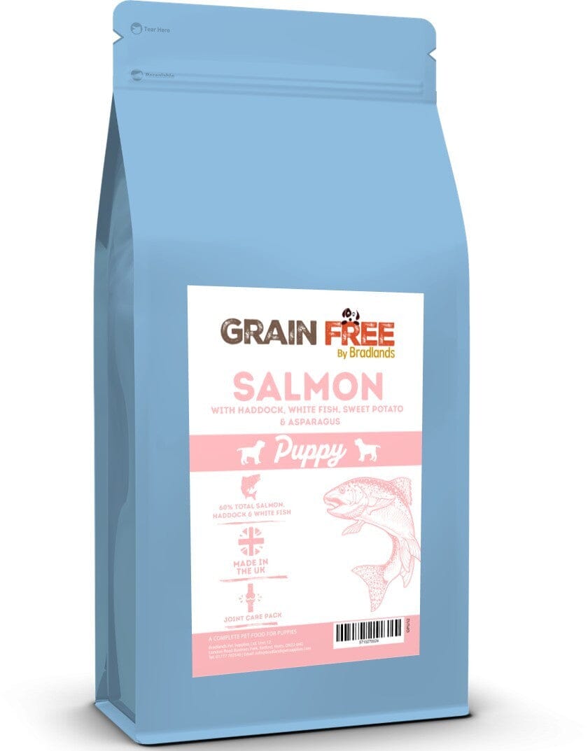 Bradlands Grain Free Puppy Salmon/Haddock 2kg Dry Dog Food Bradlands