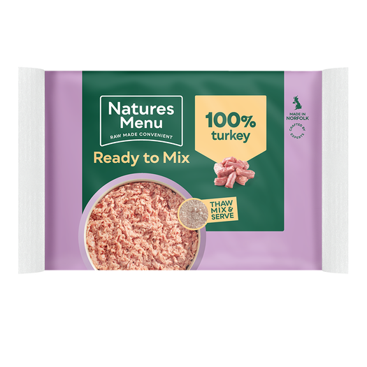 Natures Menu Turkey Block 400g Raw Dog Food Natures Menu