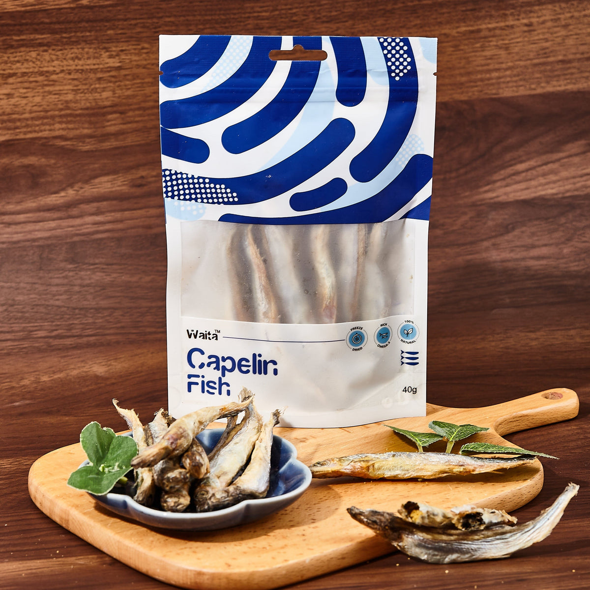 Waita Freeze Dried Capelin Fish 40g