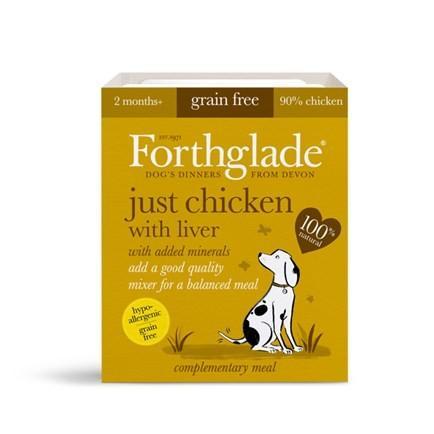 Forthglade Just Chicken/Liver 395g Wet Dog Food Forthglade