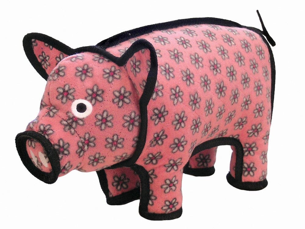 Tuffy Junior Barnyard Pig Dog Toy Tuffy