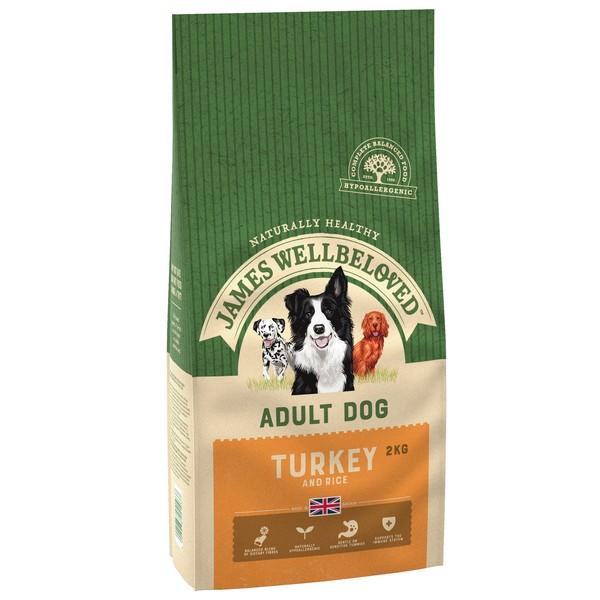 James Wellbeloved Adult Turkey/Rice 2kg Dog Food James Wellbeloved
