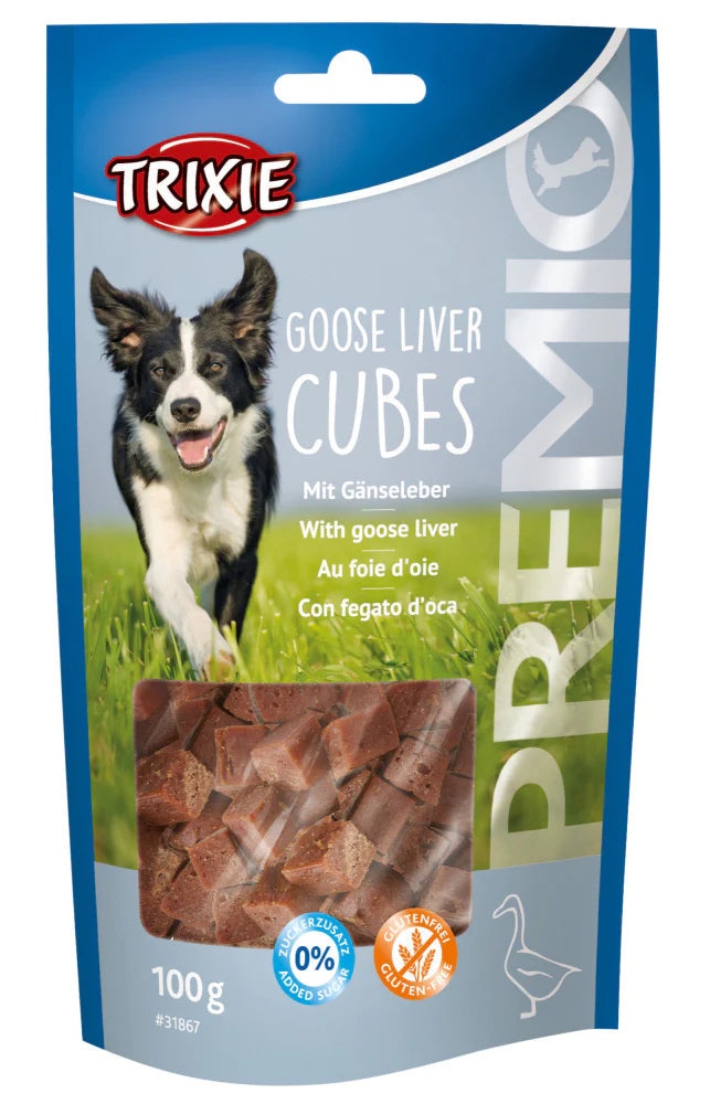 Trixie PREMIO Goose Liver Cubes 100 g Trixie