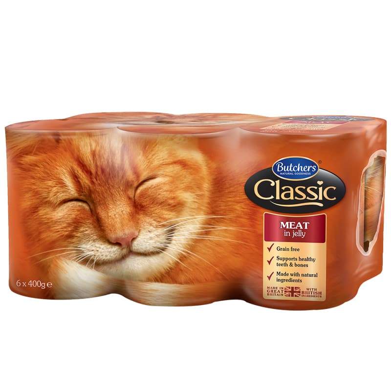 Butchers Classic Meat 6X400g Wet Cat Food Butchers