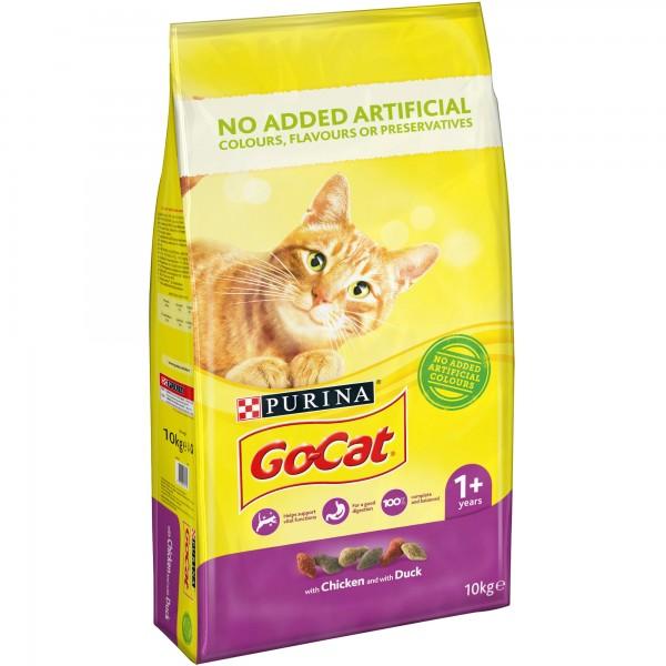 Go Cat Chicken/Duck 10kg Dry Cat Food Go Cat
