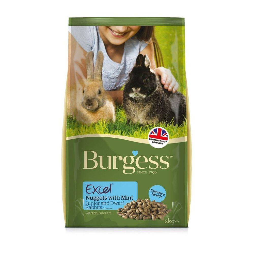 Burgess Excel Junior/Dwarf Rabbit 2kg Rabbit Burgess