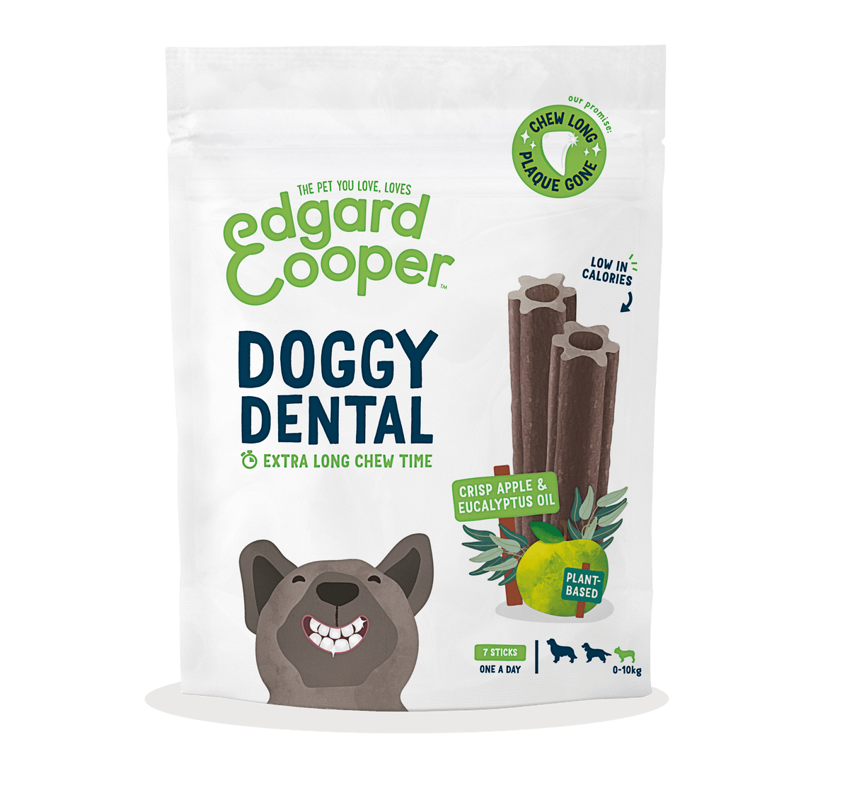 EC Dental Sticks Small Dog Apple Dog Treats Edgard Cooper
