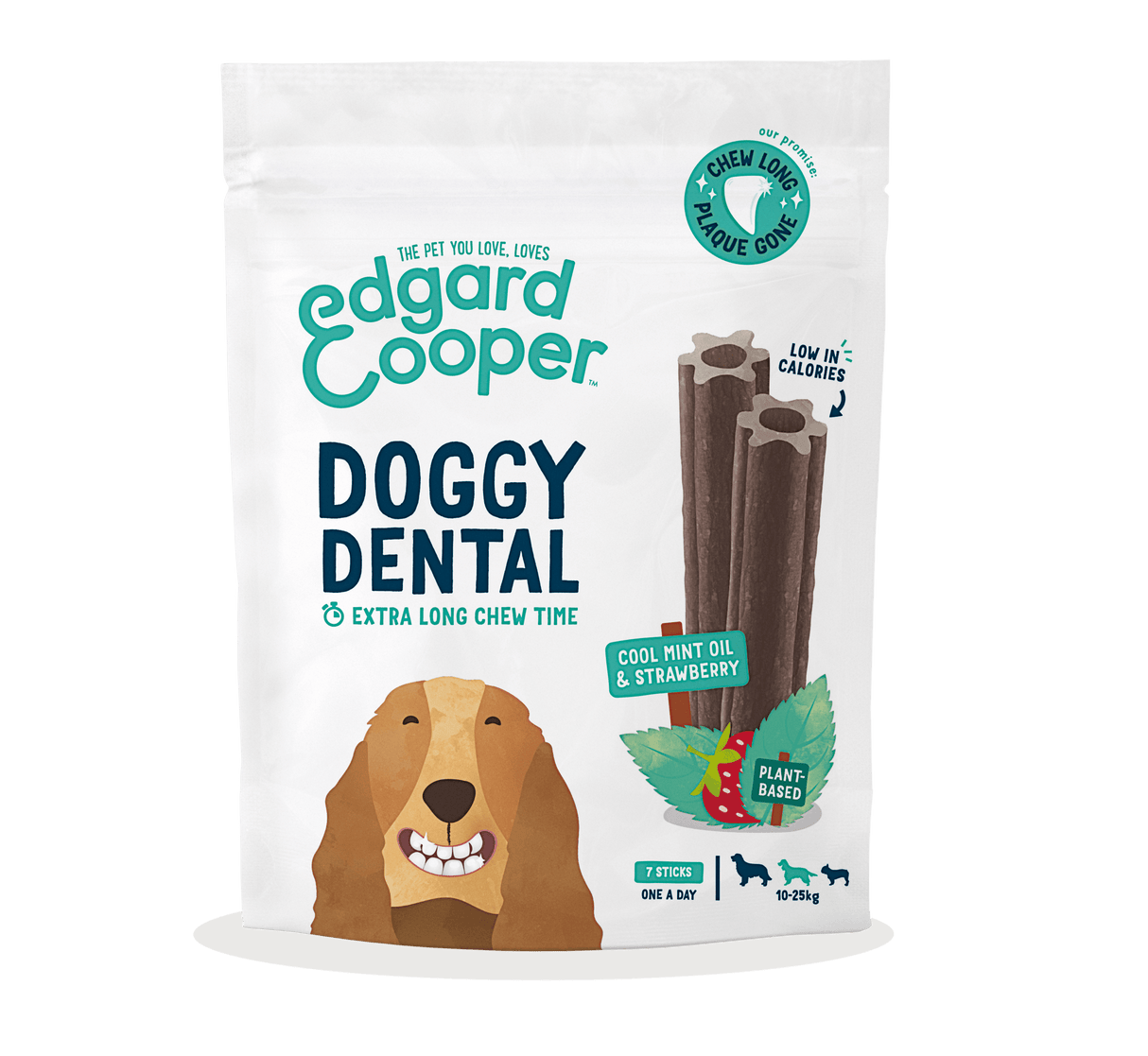 EC Dental Sticks Medium Dog Mint Dog Treats Edgard Cooper