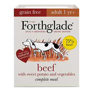 Forthglade Complete Adult Beef GF 395g Wet Dog Food Forthglade