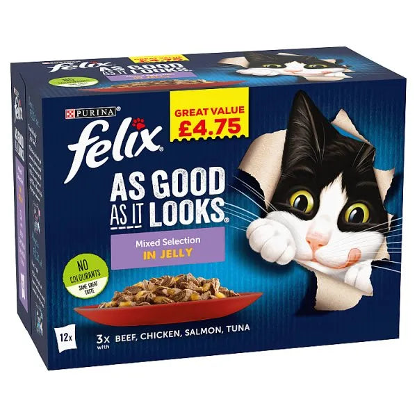 Felix AGAIL Mixed Selection Jelly 12Pack Felix