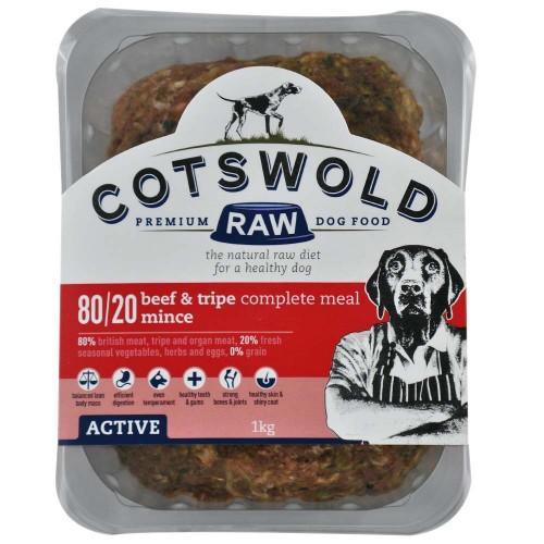 Cotswold Beef/Tripe Mince 1KG Raw Dog Food Cotswold Raw
