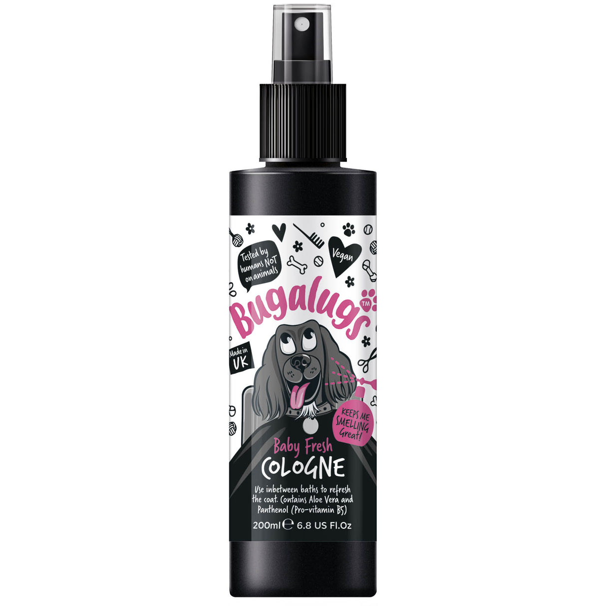 Bugalugs Cologne Baby Fresh 200ml Dog Grooming Bugalugs