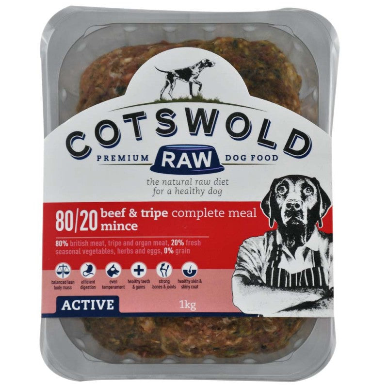Cotswold Beef/Tripe Mince 500g Raw Dog Food Cotswold Raw