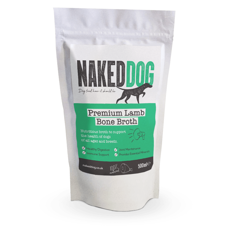 Naked Premium Lamb Bone Broth 500ml Bradlands Pet Supplies
