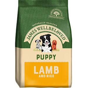 JW Lamb/Rice Puppy 2kg Dog Food James Wellbeloved