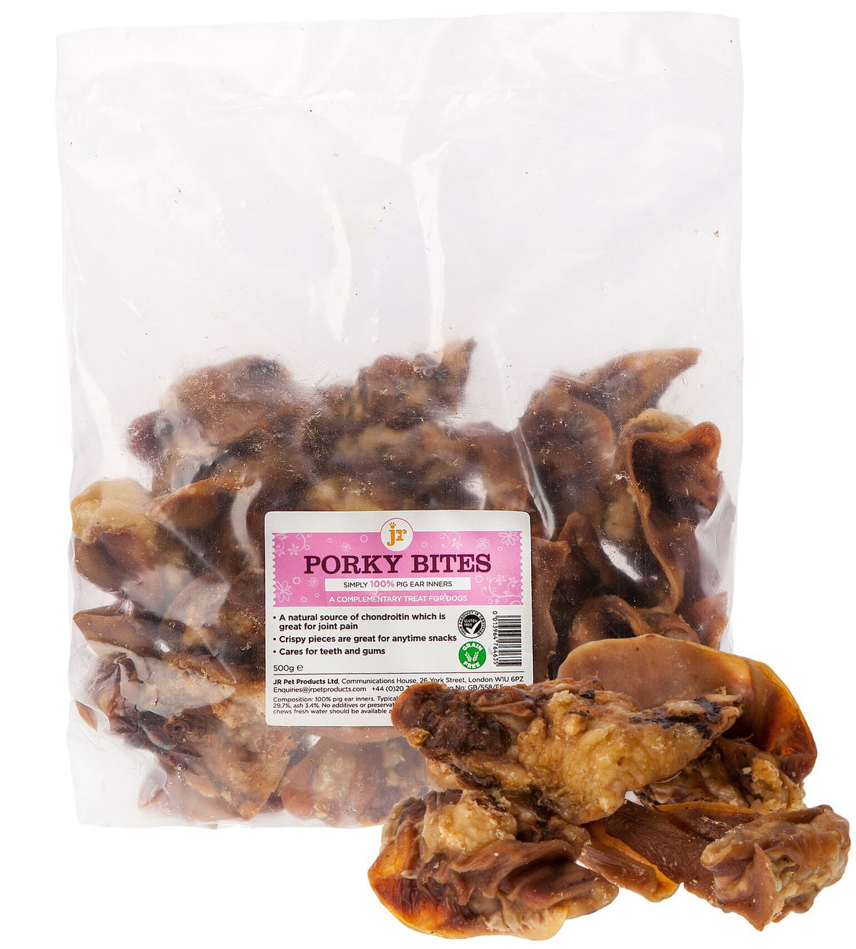 Porky Bites 500g Dog Treats JR Pet Products