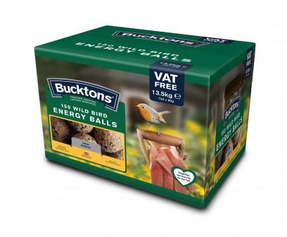 Bucktons VAT Free 150 Fatballs Outdoor Food Bucktons
