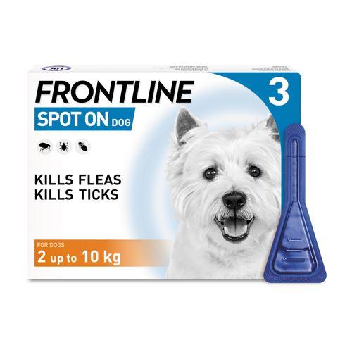FrontLine Small Dog 3 Pack Dog Treatments Frontline