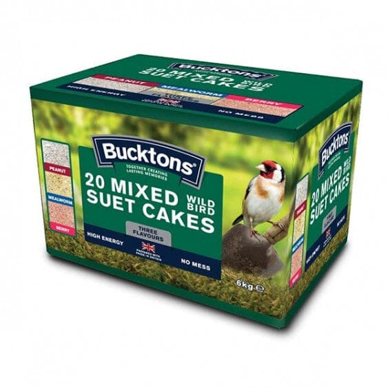 Bucktons 20 Mixed Suet Cakes Bucktons