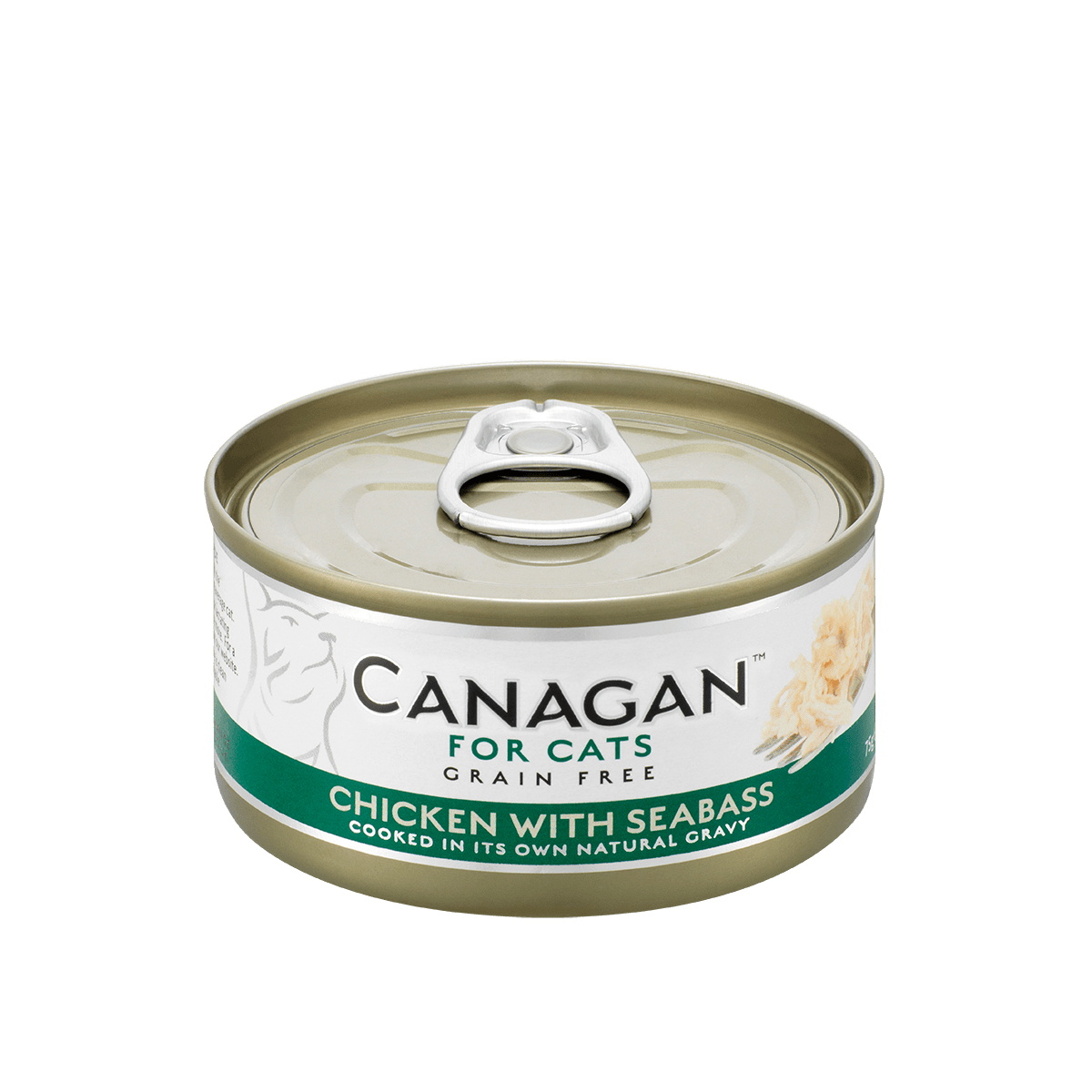 Canagan Cat Can Chicken/Seabass 75g Wet Cat Food Canagan