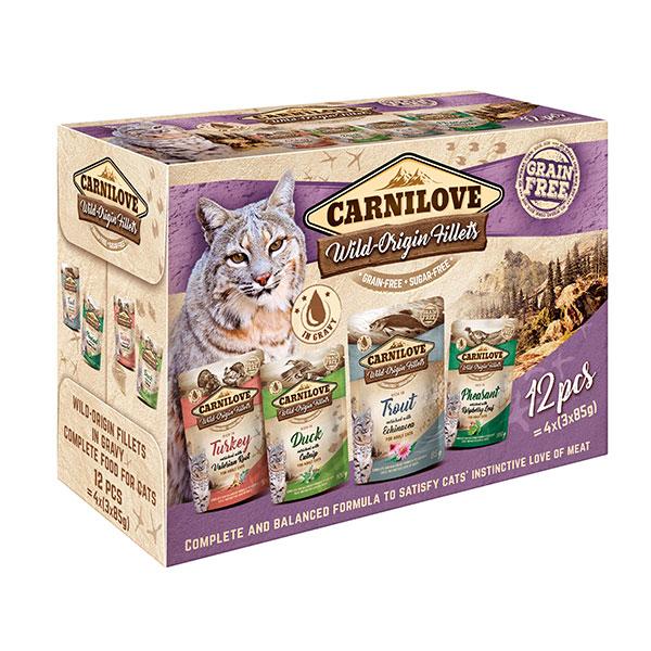 Carnilove Cat Pouch Multipack Wet Cat Food Carnilove