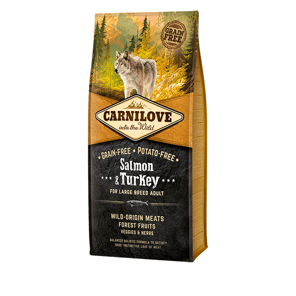 Carnilove Salmon & Turkey Large Breed 12kg Dry Dog Food Carnilove