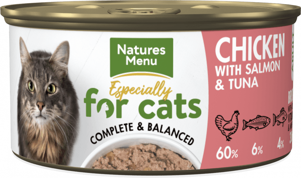 Natures Menu Cat Chicken/Salmon 85g Wet Cat Food Natures Menu