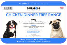 DAF Premium Chicken Dinner Free Range Raw Dog Food Durham Animal Feeds