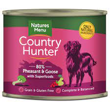 CH Pheasant/Goose 600g Wet Dog Food Natures Menu 
